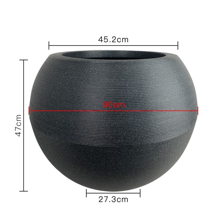 Outdoor Ball Shaped Planter